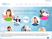 Tablet Screenshot of ilmagnesio.it